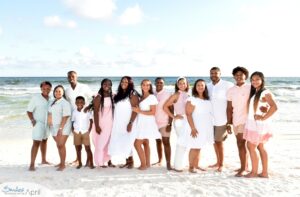 Beach photographer in Panama City Beach captures large group