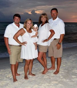Sunset family photo
