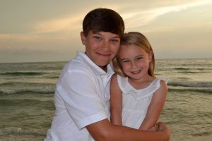 boy and girl with beautiful smiles