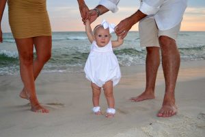 little girl on the beach