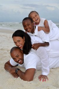 family beach photo