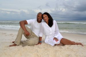 couple beach photo