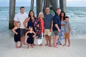 group photo under the pier