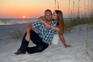 couple on beach