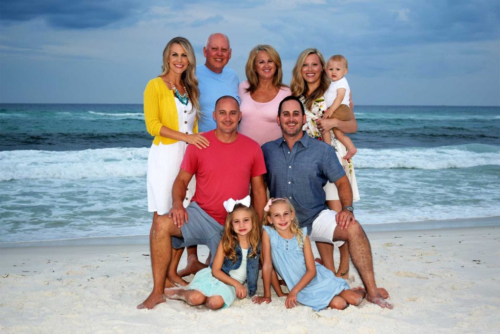Family Photo taken by a Panama City Beach Photographer