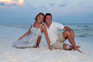 couple on the sand