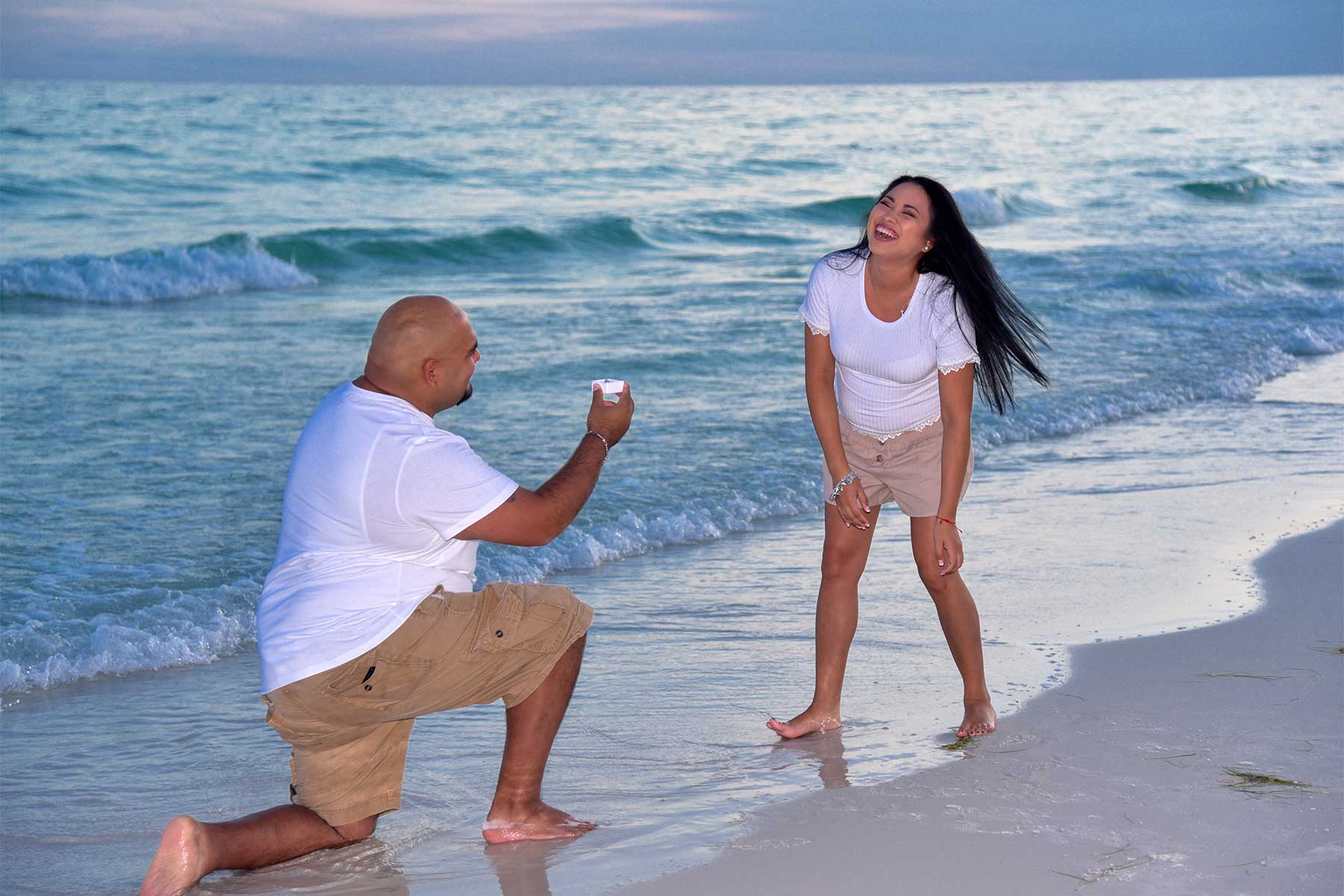Surprise, she said yes and our PCB photographer was there to document it all!