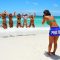 girl in shorts that say photo