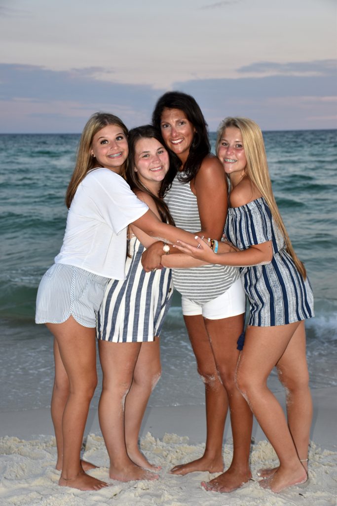 Panama City Beach photographer captures an all girl moment during a sunset appointment1