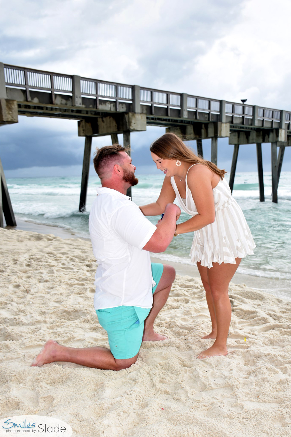 Surprise Proposal photos in Panama City Beach.