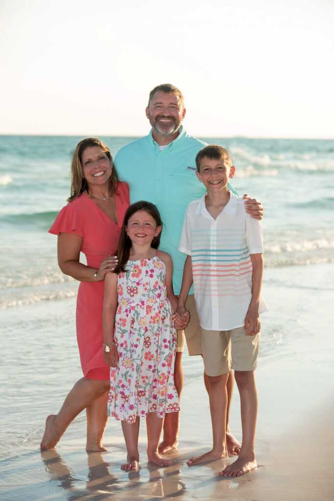 Family on the beach. Where are the best places to take Destin photos?