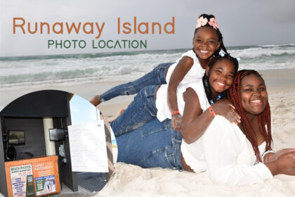 Sister photo on beach taken in PCB.